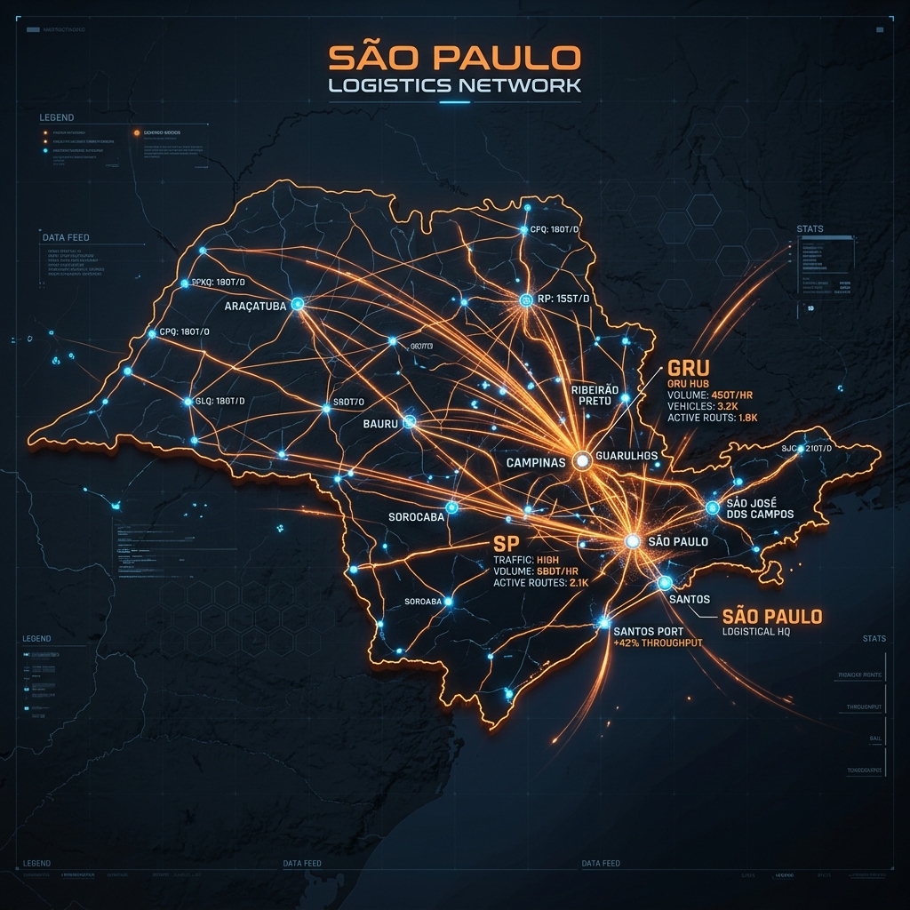 Mapa Logístico Barbosa Transporte